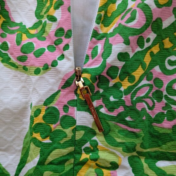 Lilly Pulitzer Angela Strapless Dress, Size 2, EUC - Picture 4 of 8
